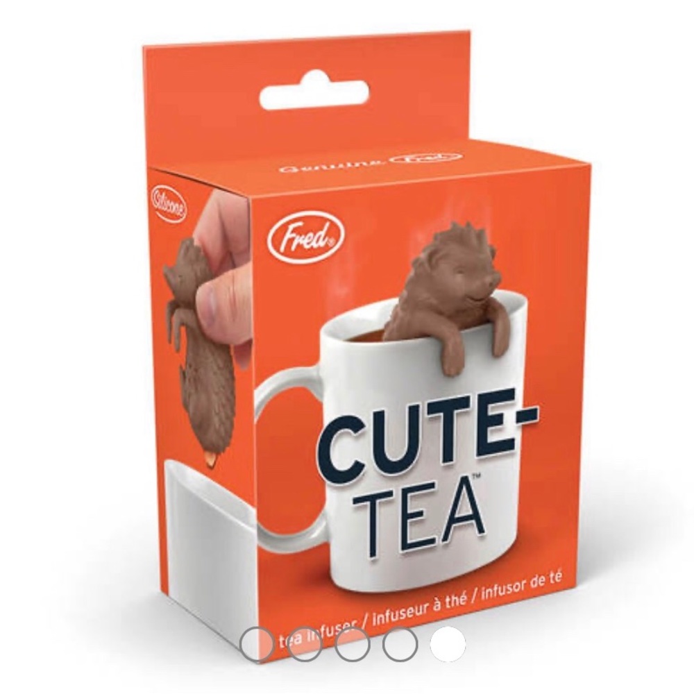 🦔☄️🔥Cute tea the cute tea infuser Fred NIB NEW